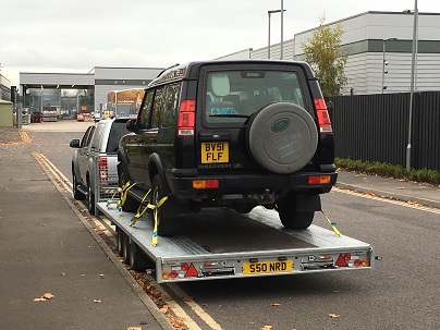 Ende has just transporterd a car from Tamworth Staffordshire to Newport, South Wales.