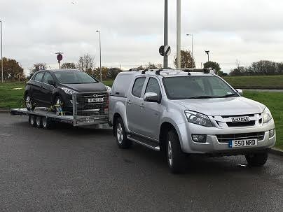 ENDE has just transported a car by trailer from Middlesborough, North Yorkshire to Kings Lynn, Norfolk.