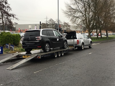 ENDE has just transported a car by trailer from Newport, South Wales to Banbury, Oxfordshire.
