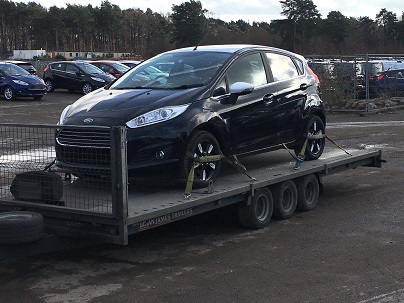 ENDE has just transported a car by trailer from Farnborough, Hampshire to Pontypridd, South Wales.