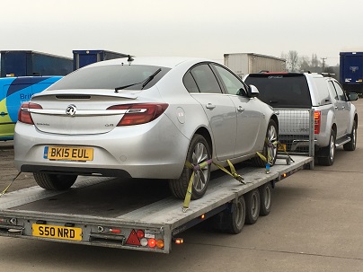 ENDE has just transported a car by trailer from Pershore, Gloucestershire to Maidstone, Kent.