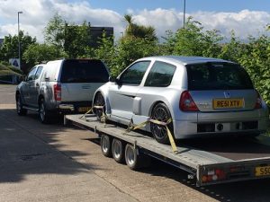 ENDE- the transport by trailer experts, has just transported a car by trailer from Christchurch, Dorset to Birmingham, West Midlands.