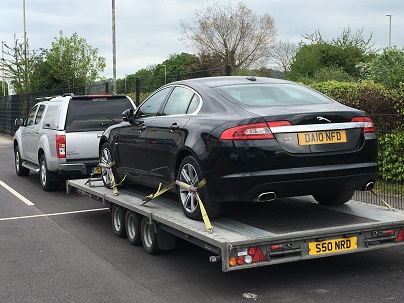 ENDE- the transport by trailer experts, has just transported a car by trailer from Gloucester, Gloucestershire to Bristol, Avon.