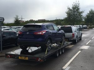 ENDE- the transport by trailer experts, has just transported a car by trailer from Gloucester, Gloucestershire to Bristol, Avon.