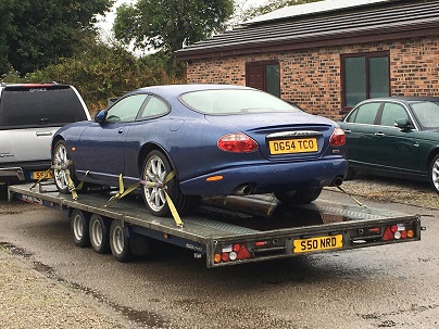 ENDE- the transport by trailer experts, has just transported a car by trailer from Bury, Lancashire to Leominster, Herefordshire.