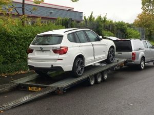 ENDE- the transport by trailer experts, has just transported a car by trailer from Hereford to Tamworth, Staffs.