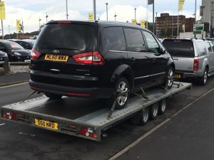 ENDE- the transport by trailer experts, has just transported a car by trailer from Stoke on Trent, Staffs to Fareham, Hampshire.
