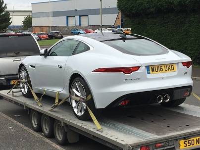 ENDE- the transport by trailer experts, has just transported a car by trailer from Castle Donington, Leicestershire to Bristol, Avon .