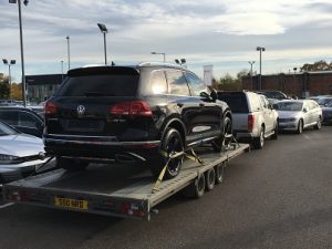 ENDE- the transport by trailer experts, has just transported a car by trailer from Newbury, Wiltshire to Swansea, South Wales.