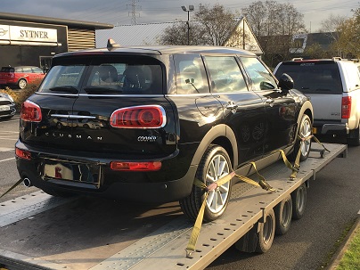 ENDE- the transport by trailer experts, has just transported a car by trailer from Leicester, Leics to Swindon, Wilts.