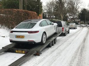 ENDE- the transport by trailer experts, has just transported a car by trailer from Bristol, Avon to Kent.