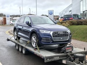 ENDE- the transport by trailer experts, has just transported a car by trailer from Llandudno, North Wales to Tetbury, Gloucestershire.