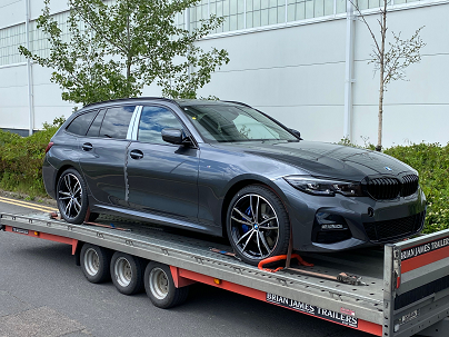 BMW 4x4 transported from Bristol to Leeds