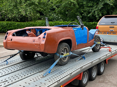 Kitcar transported from Leeds to Oxford