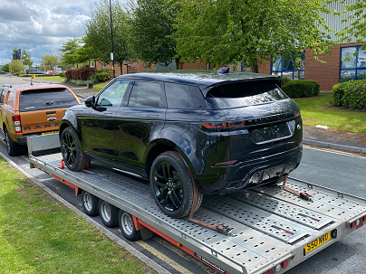 Range Rover Sports tranpsorted from Birmingham to Cardiff