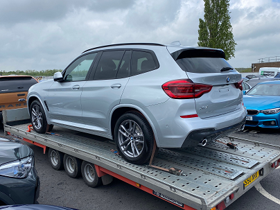 BMW 3X transported from Cambridge to Bristol