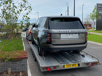 Range Rover Vogue transported from Reading to Leeds