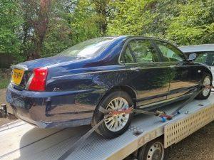 VMS ENDE has just transported a Rover from Birmingham to Bristol by transporter.